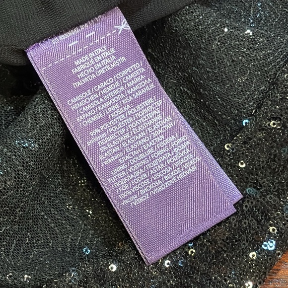 Ralph Lauren Collection Embellished Sequin Tank Top Black 8 - Picture 9 of 9
